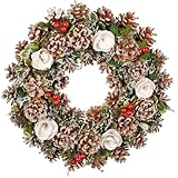 Christmas Wreath Extra Large 14' Front Door Wall Hanging Winter Wreath Garland...