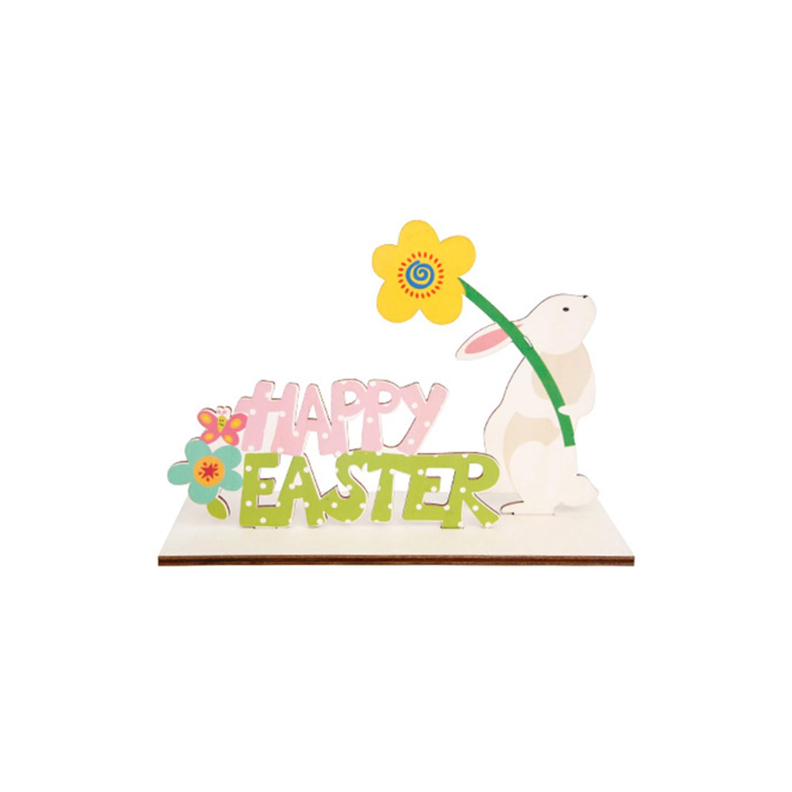 Hsioluted Easter Eggs Decoration 3D Figurine Desktop Ornament Table Shelf Placement Decor for Easter Celebrations Accessories for Themed Parties