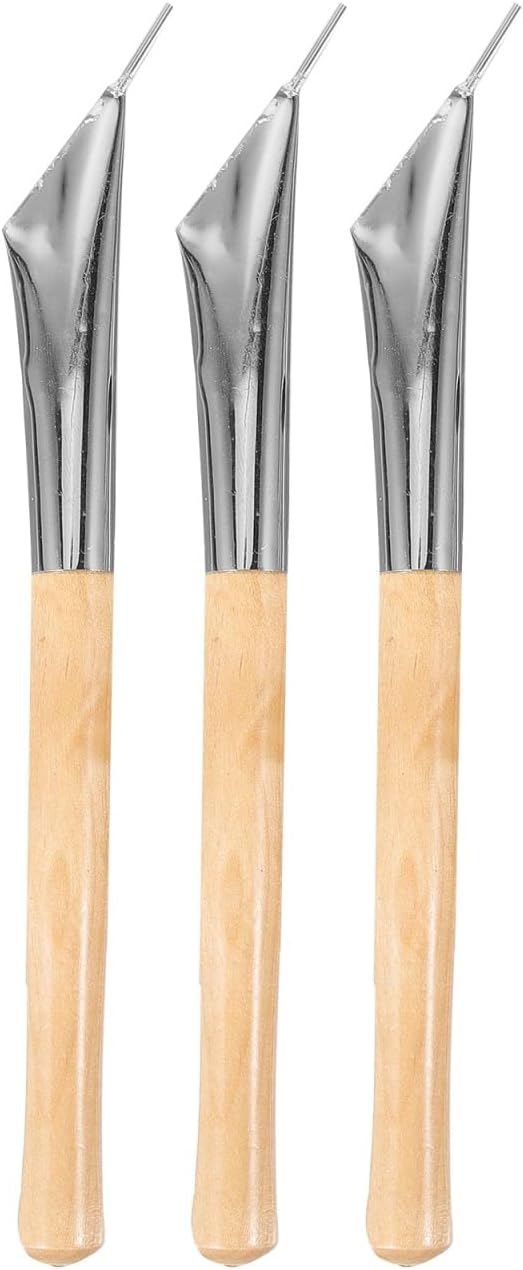 IMIKEYA 3pcs Batik Pen Multi-Purpose Wax and Clay Tools for Sculpture Pottery and Art Projects Batik Printing Cloth and Clay Materials