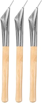 IMIKEYA 3pcs Batik Pen Multi-Purpose Wax and Clay Tools for Sculpture Pottery and Art Projects Batik Printing Cloth and Clay Materials