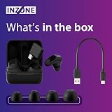 Sony INZONE Buds - True Wireless Gaming Earbuds, 360 Spatial Sound, Light Weight, Comfortable Fit, Active Noise Cancelling, AI Microphone, 24hr Battery, Low Latency Dongle, PC & PS5 Compatible - Black - 7