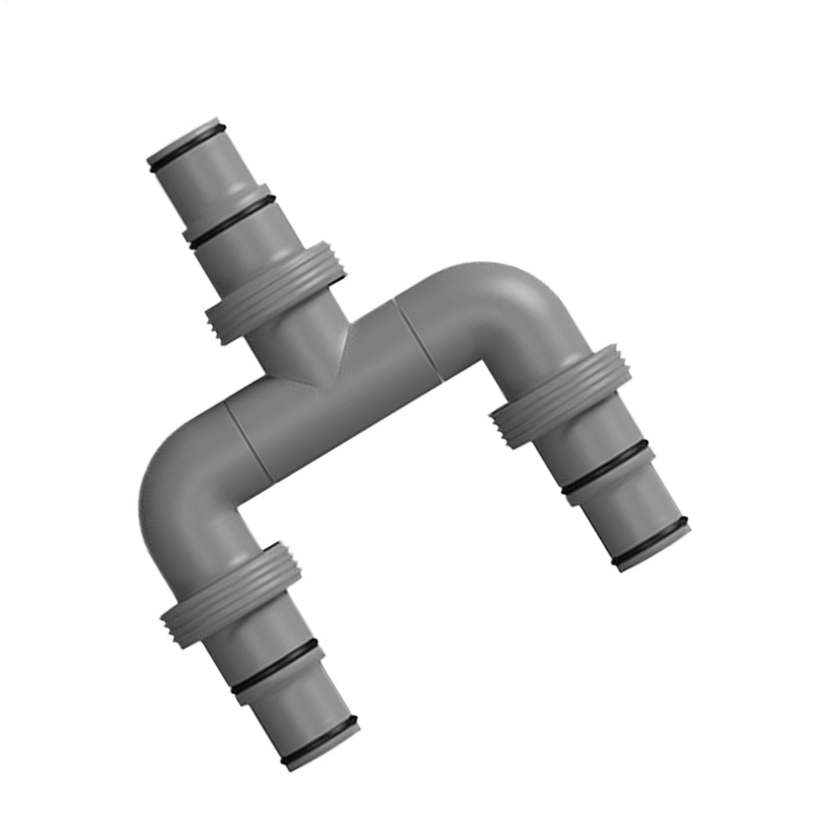 Conector de Manguera de Piscina de 1 Pieza, Adaptador de Manguera de Piscina de 1,5 Pulgadas.(B)