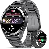 LIGE Smart Watch for Men, Fitness Tracker with Heart Rate/Blood Pressure/Sleep Monitor, 1.32'' HD Sc