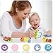 Rattle Teether Set Baby Toys - Wishtime 9pcs Shake and Grap Baby...