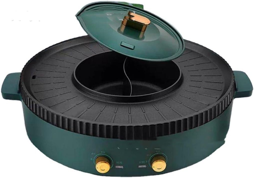 Hot Pot Barbecue Integrated Multi-functional Home Electric Baking Tray Rinse Roast Frying Machine