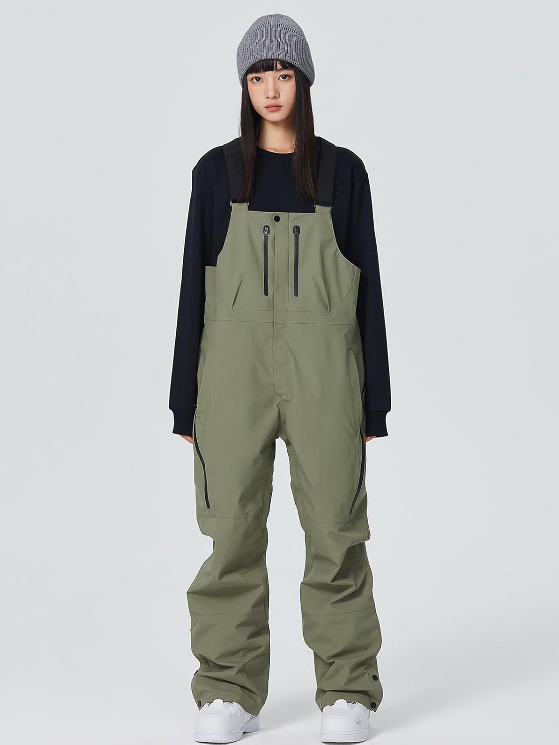 Men's Waterproof Ski Bibs Winter Snow Pants Overalls Snowboarding Pant for Outdoor Sports - Image 6