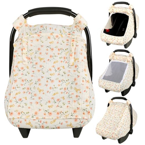 DAYEEBALL Red Flower Car Seat Cover