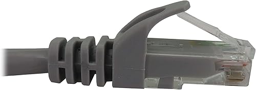 Miniatura 4 de Tripp Lite Cable Ethernet Cat6a 10G, cable de conexión de red UTP moldeado sin enganches (RJ45 MM), gris, 25 pies  2.0 ft, garantía del fabricante