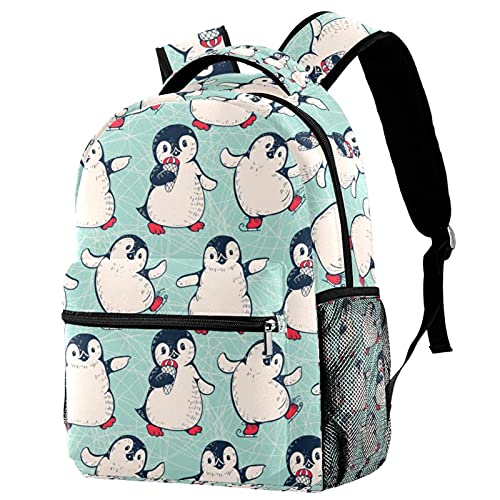 Sac à dos pingouins pour l'école primaire cartable léger filles et garçons
