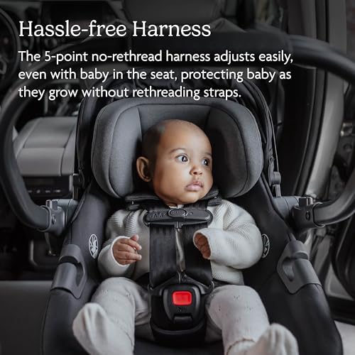Image of UPPAbaby Aria V2 Lightweight Infant Car Seat - Load Leg + Anti-Rebound Panel - Infant Insert + All-Weather FootCover Included - Direct Stroller Attachment- Ada (Sandstone)