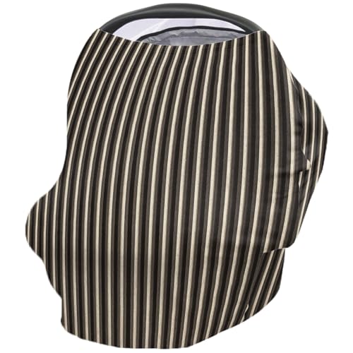 Nursing Cover for Breastfeeding Scarf, Line Baby Car Covers Super Soft Multi Use for Canopy Shopping Cart Cover Blanket Stroller Cover