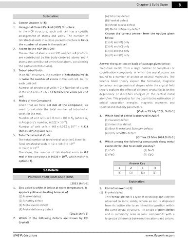 Image of CUET UG Entrance Exam Books 2026 Chemistry | Previous Year Solved Papers (2022-2025) with Solutions & 10 Mock Test with OMR Sheets | Best Seller PYQ Book for NTA CUET UG Chemistry Entrance Exam | IFAS