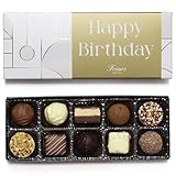 Friars Happy Birthday Chocolate Collection | 10 Luxury Assorted Belgian Chocolates | Ideal Present for Birthday Celebration