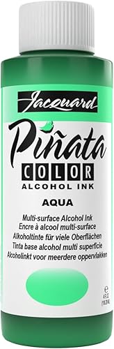 Jacquard Tinta de alcohol Pinata  Aqua  Tinta profesional y versátil que produce resultados saturados de color y sin ácidos  4 onzas líquidas