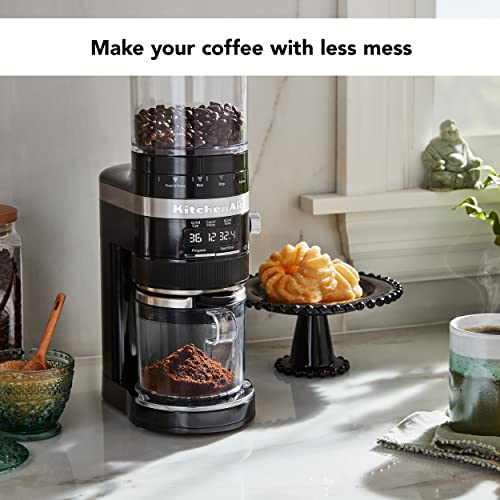 KitchenAid Burr Coffee Grinder, KCG8433, Onyx Black - image 7