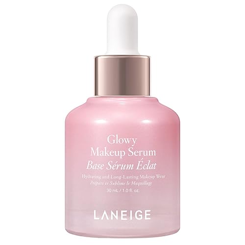 LANEIGE Glowy Makeup Serum hidrata extiende el maquillaje visiblemente suave y brillante 10 onzas líquidas