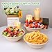 JOLLWEI Large Paper Bowls, 40oz Compostable Bowls, 120 Pack Heavy Duty Disposable Bowls For Hot Soup, Salads,Cereals- Made from 100% Sugarcane Fiber 4