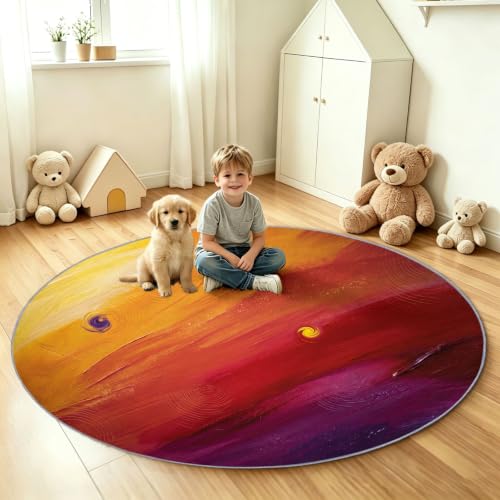 Alfombra infantil de pelo corto para crear un rincón de lectura moderno 4