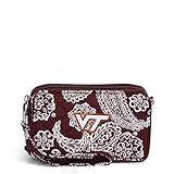 Vera Bradley unisex adult Collegiate All in One With Rfid Protection (Multiple Teams Available) Crossbody Purse, Virginia Tech Maroon/White Bandana, One Size US