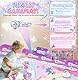 2025 Tanzmatte für Kinder ab 3 4 5 6 7 8 Jahre mädchen- Tanzmatte Bluetooth für Kinder mit Musik 2-Spieler Wiederaufladbar Kinder Tanzmatte Weihnachten Prinzessin Geschenk mädchen 4 Jahre