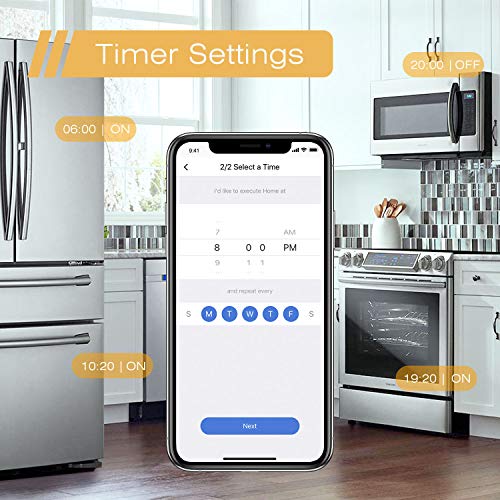 HomeKit WiFi-stopcontact, Refoss Smart Plug, compatibel met Siri, Alexa, Google Assistant, spraakbesturing en tijdschema… - Image 7
