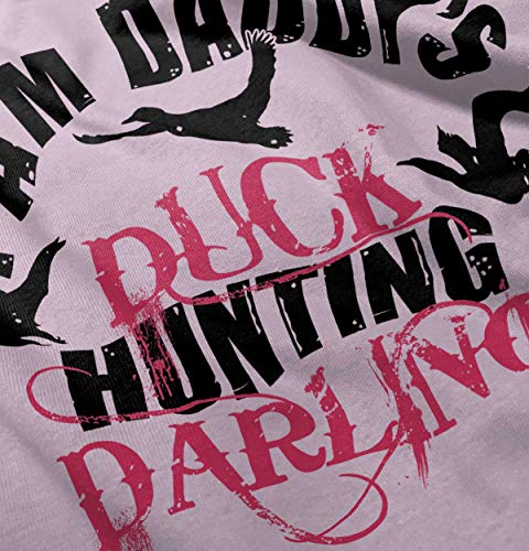 Father's Day Daddy's Hunting Darling Youth T Shirt Tee Girls4