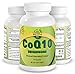 Produktbild COQ10, Coenzym Q10 200mg Unterstützt Ihr Herz-Kreislauf-System, Kurbelt das Immunsystem an, Bietet Schmerzlinderung und beugt Ermüdung Nach Dem Training vor - 60 Koenzym Q10 Kapseln