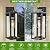 16inch Large Outdoor Wall Lights - 2 Packs Modern Black Exterior Light Fixture with Clear Glass Shade, Waterproof Porch Lighting for House, Farmhouse Sconces Lantern for Front Door, Garage
