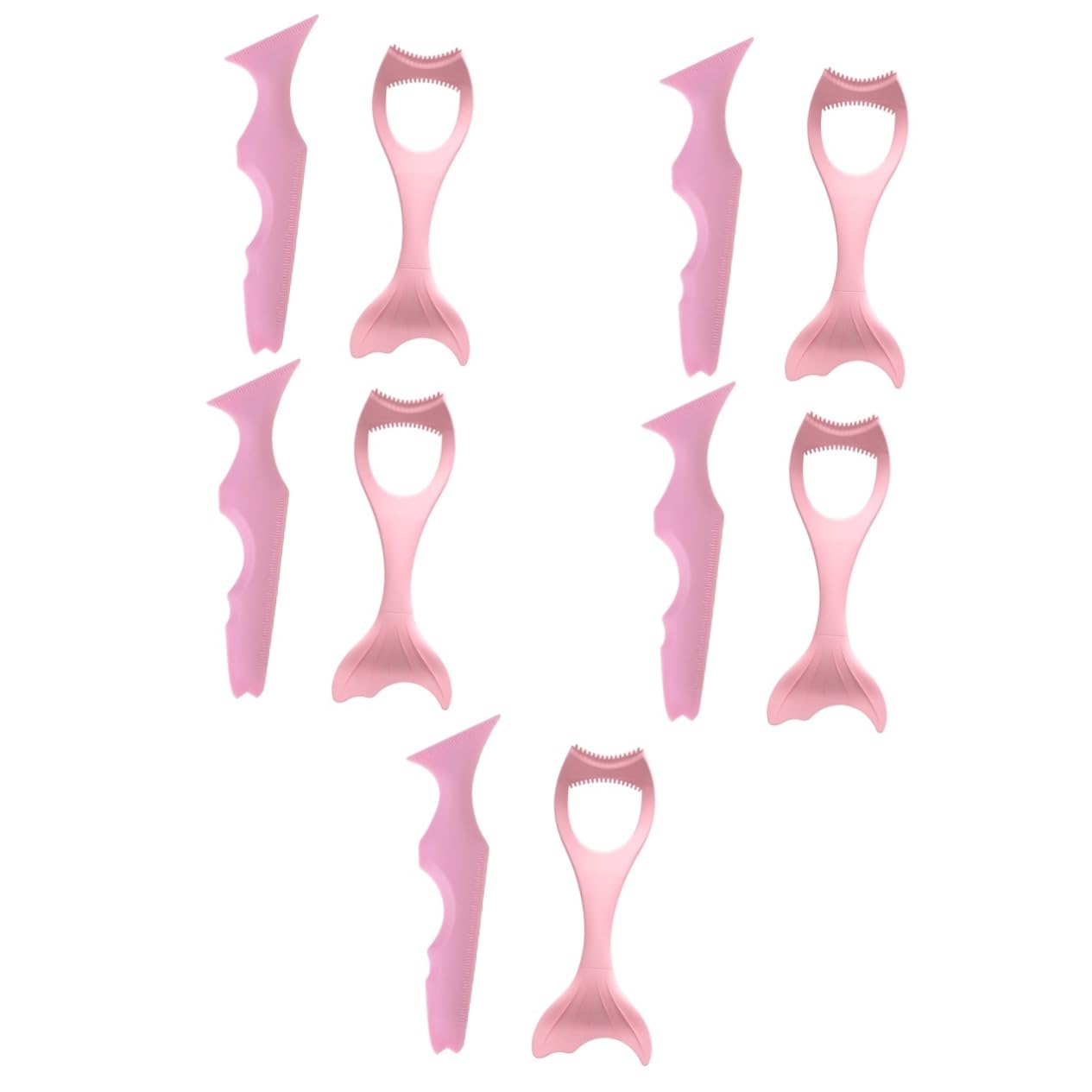 MAGICLULU 10 Pièces Eye-liner masque chauffant pour les yeux applicateur de cils palette fard a paupiere palette yeux outils kit de cils fourniture de maquillage applicateur de mascara fille