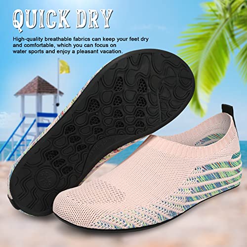 Image of ANLUKE Womens Mens Water Shoes Barefoot Quick-Dry Aqua Socks for Beach Swim Surf Water Sport