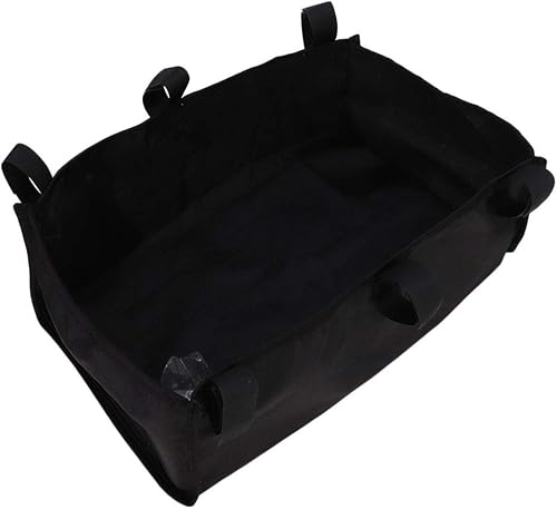 Bolsa para marco de silla de ruedas, bolsa de almacenamiento de repuesto para andador, cesta con ruedas de gran tamaño, bolsas de accesorios para