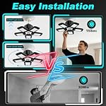 LED Garage Lights 2 Pack, Ceiling LED Shop Light 160W 16000LM 6500K Screw in Led Light with 5+1 Deformable Panels, Bright Led Lighting for Garage Workshop Basement Support E26/E27 Socket