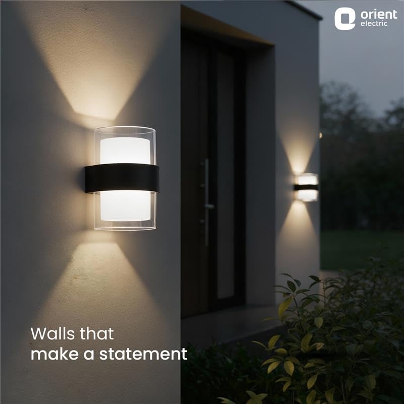 Image of Orient Electric 10W Decor Wall Light (Warm White, Pack of 1)