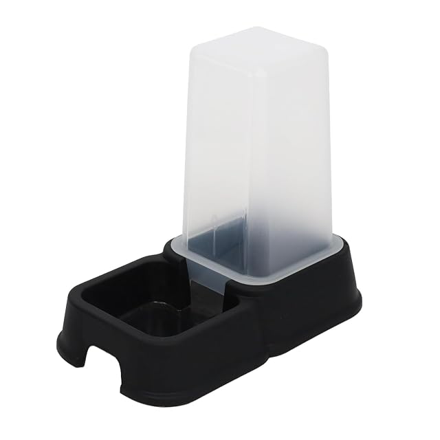 CODICO Dispensador de Agua y alimento para Gatos, Color Gris, 1,5 l