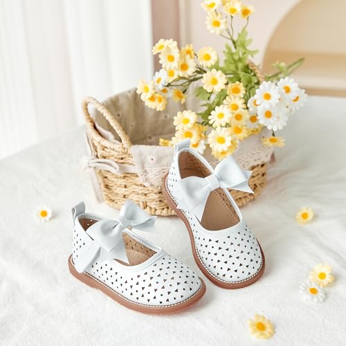 Image of Flaryzone Toddler Little Girl Mary Jane School Uniform Oxfords Flat Dress Shoes