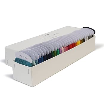 Amazon | ダルマ 刺し子糸 合太 綿100% カードタイプ (30m)×29色