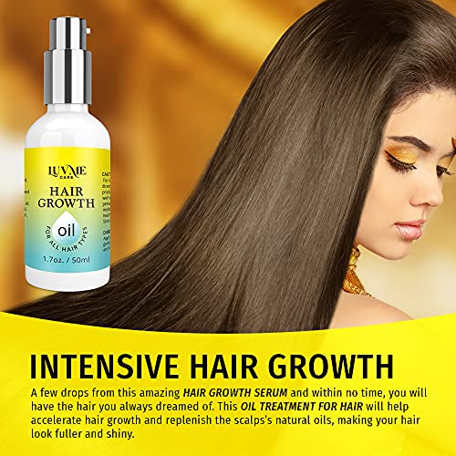 Luv Me Care Hair Growth Oil with Biotin and Castor oil 2 Pack - Biotin ...