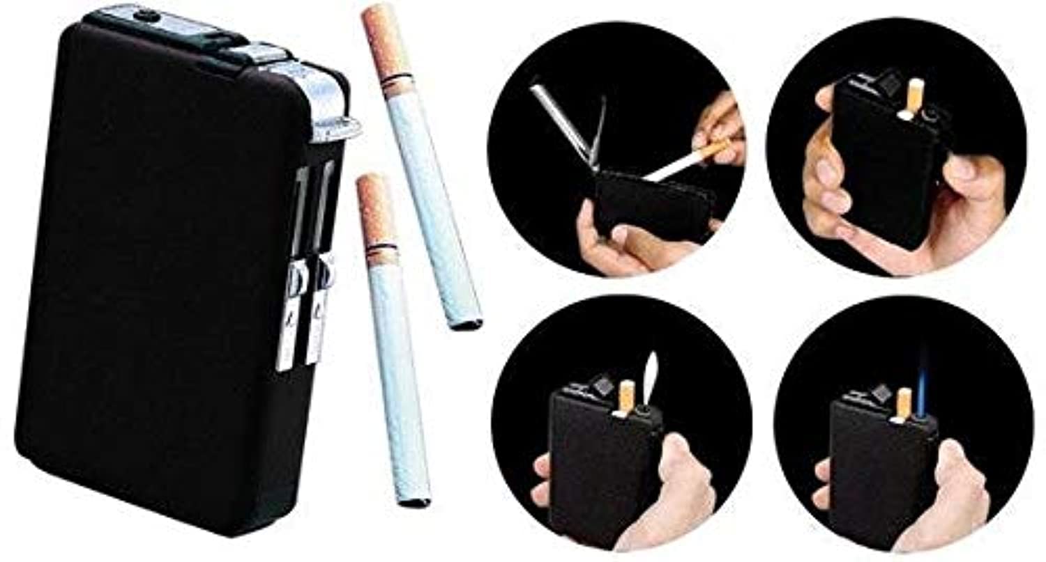 Cigarette Case with Automatic Lighter