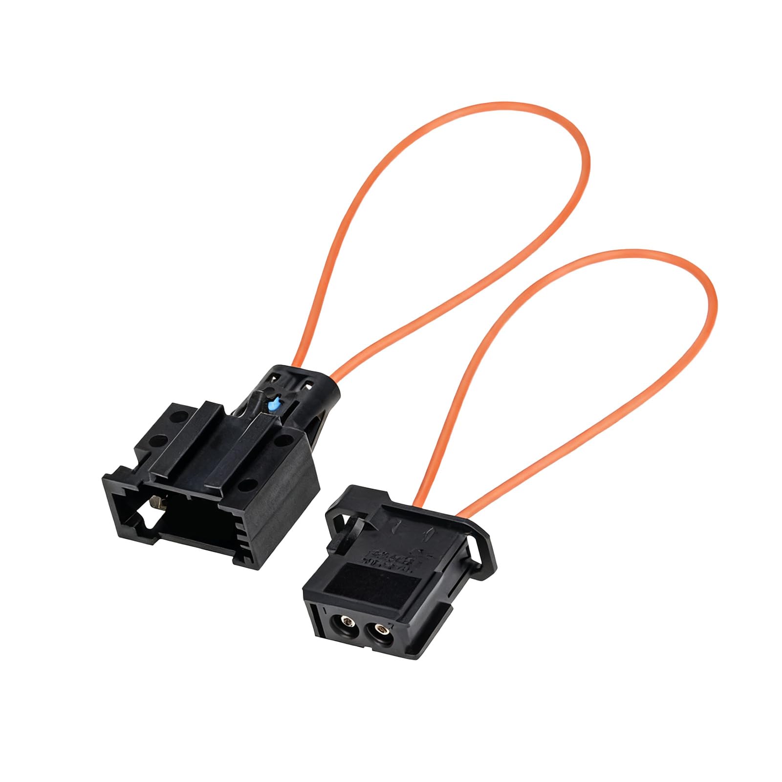2 Pezzi Connettori Fibbia in Fibra Ottica per Automobile, Connettore Fibra Ottica Most, Connettore Fibra Ottica Loop Bypass, Adattatori per Diagnosi e Riparazione di Veicoli