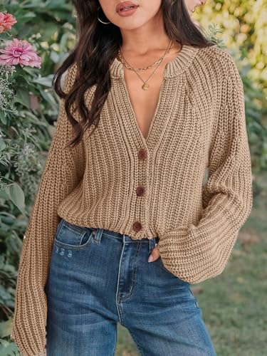 Image of ReachMe Women's Long Sleeve Open Front Cable Knit Cardigan