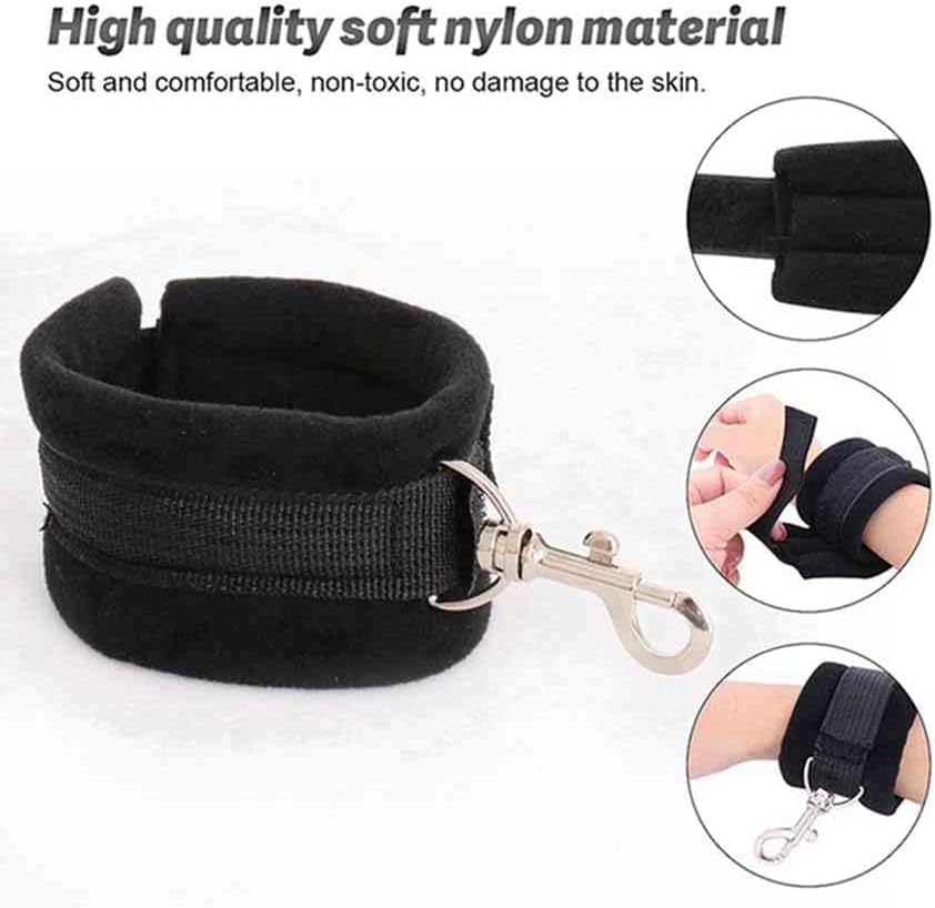 Bondage Sex Kit Under Bed Restraints Adjustable Straps For Couples_voghion.com