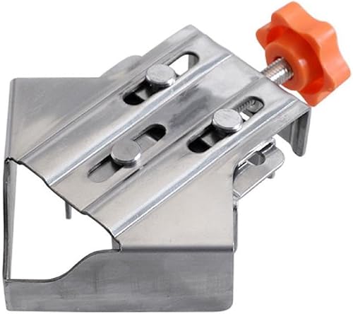 Abrazadera de ángulo de 90  para trabajo pesado Abrazadera de esquina de acero inoxidable 2 tipo para carpintería precisa Agarre fuerte Operación