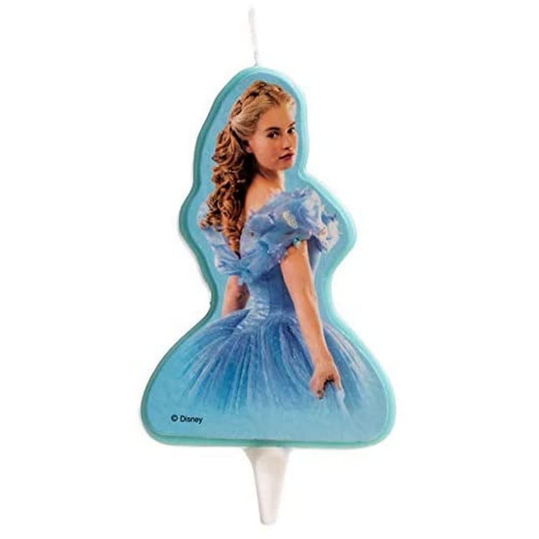 Dekora 346127 Birthday Candle 2D Cinderella Multicolor