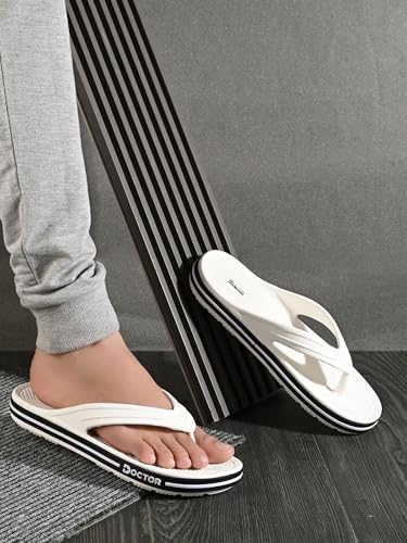 Image of Men's Comfort Flip Flops with Cushioned EVA Sole | Lightweight Anti-Slip Everyday Wear Slippers for Walking, Home, Outdoor & Casual Use