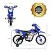 Best Choice Products Kids 6V Ride On Motorcycle w/Treaded Tires, Working Headlights, 2mph Top Speed, Training Wheels, Realistic Sounds, Music, Battery Charger - Blue