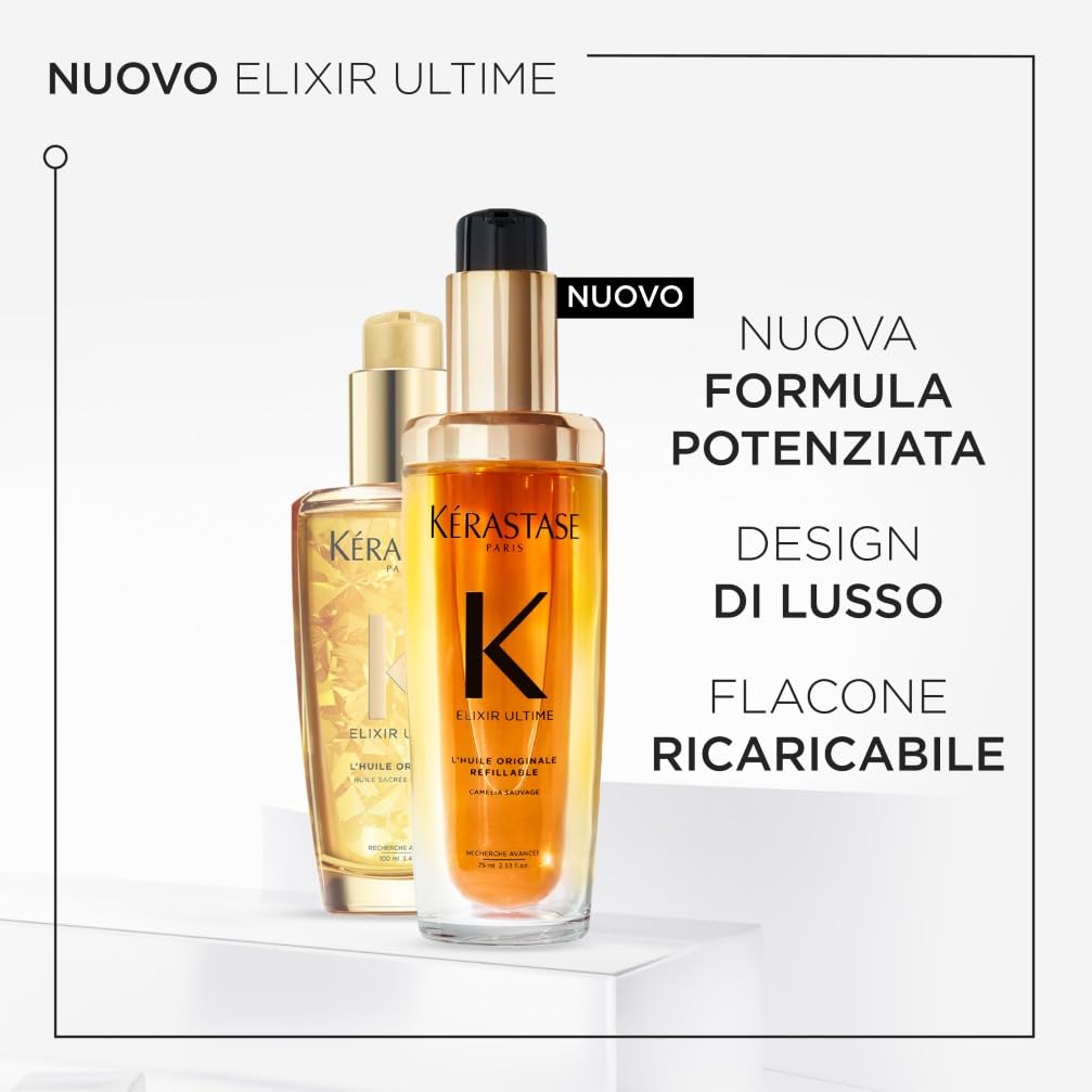Kérastase L'Huile Originale Elixir Ultime Olio Per Capelli Secchi e Spenti 75 ml