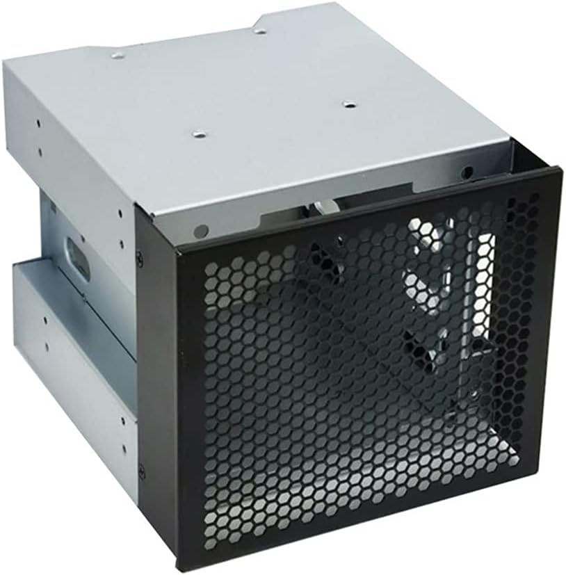 5inch to 4 X 3.5in Rack Stainless Steel Hard Drive Cage for Desktop Computer Cage Hard Drive Tray Rack Adapter Bracket