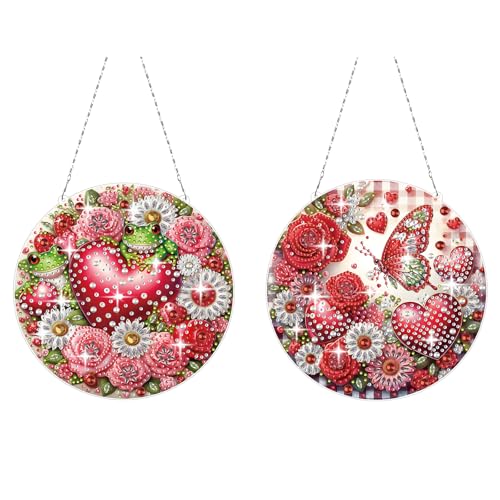 Diamond Art Painting cœur décoration maison pour activité créative en famille