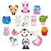 BeYumi Slow Rising Toy, Unicorn, Panda, Deer, Cat Squishy Toy, Kawaii Jumbo 10 Pcs Cream Scented Simulation Cute Animal & Food Squeeze Toys for Collection Gift, Decorative props Large or Stress Relief