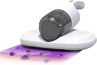 Kavolet Aspiradora inalámbrica de 350 W, limpiador de colchones, instrumento de eliminación de ácaros, aspiradora de colchón, aspiradora con luz UV para limpieza higiénica para colchones, sofás